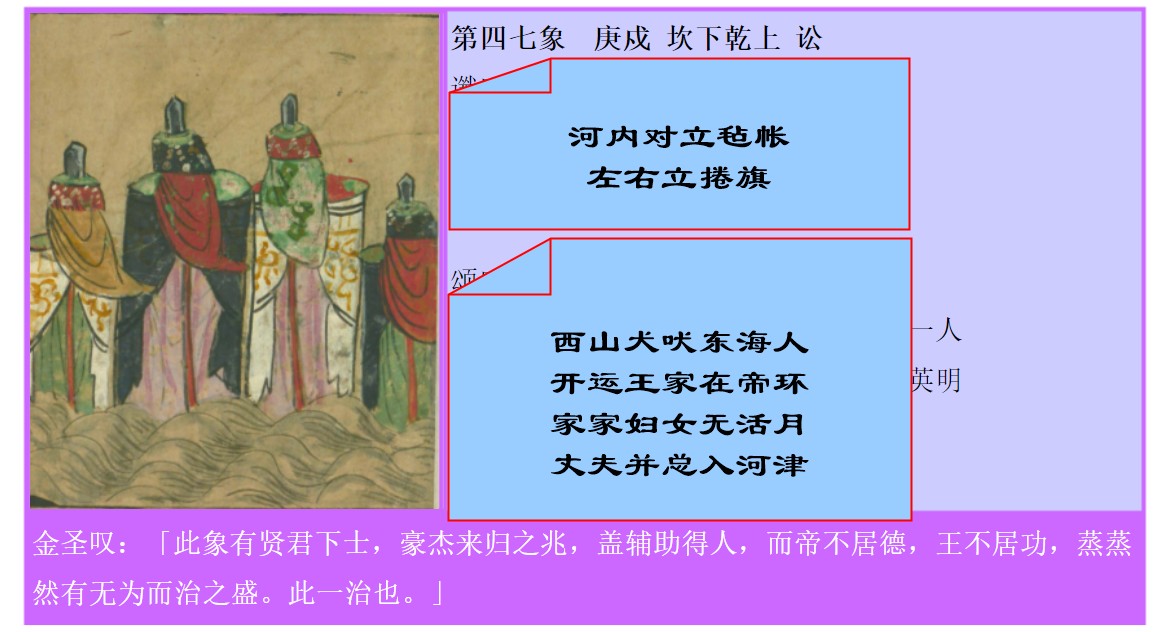 古代文学作品推背图第41-50图文