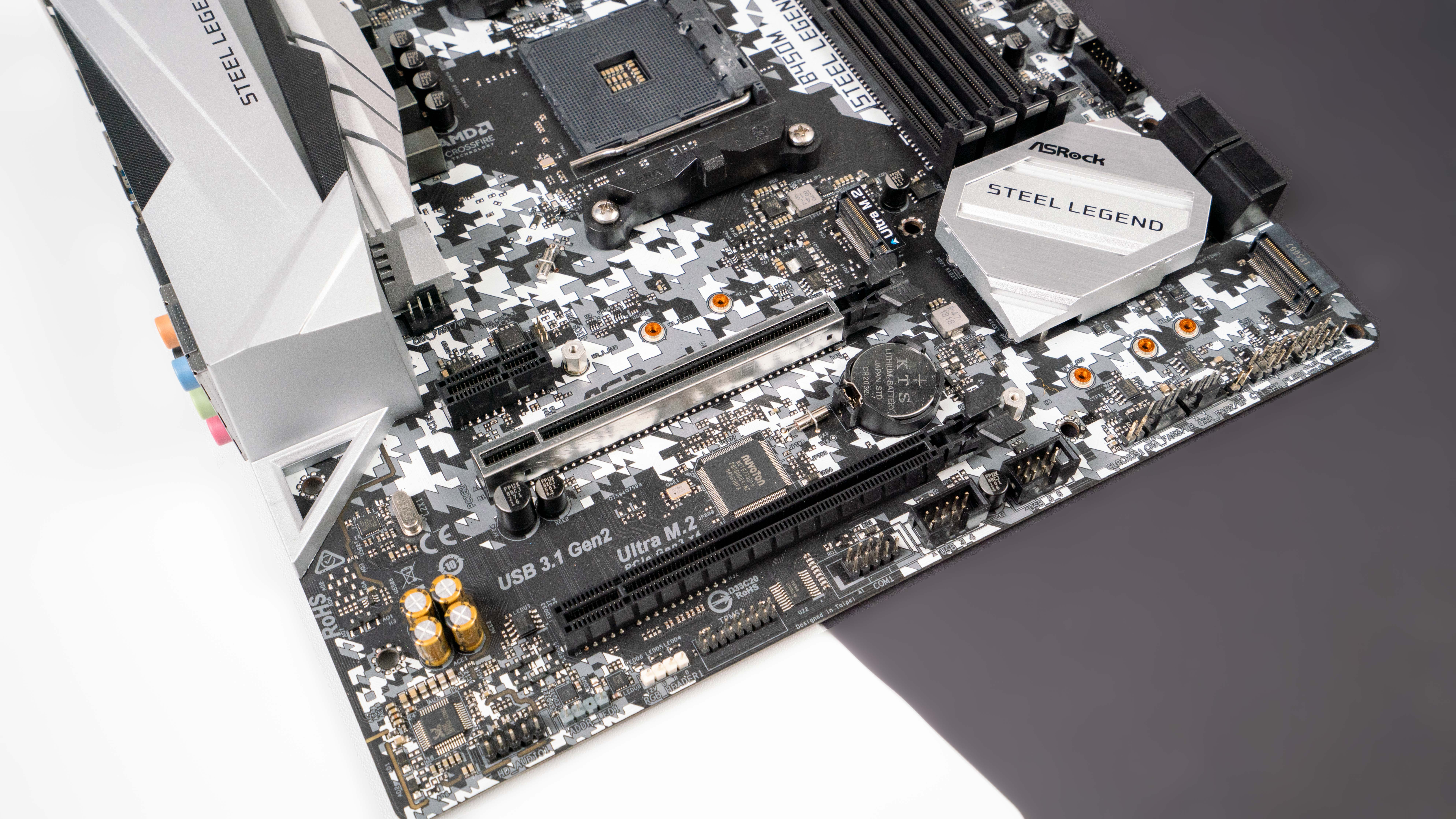 真的很能打老将华擎b450msteellegend主板