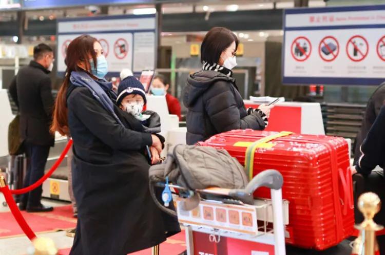 胡杏兒帶小兒子現身機場，奕霖被抱懷中乖巧可愛萌態十足