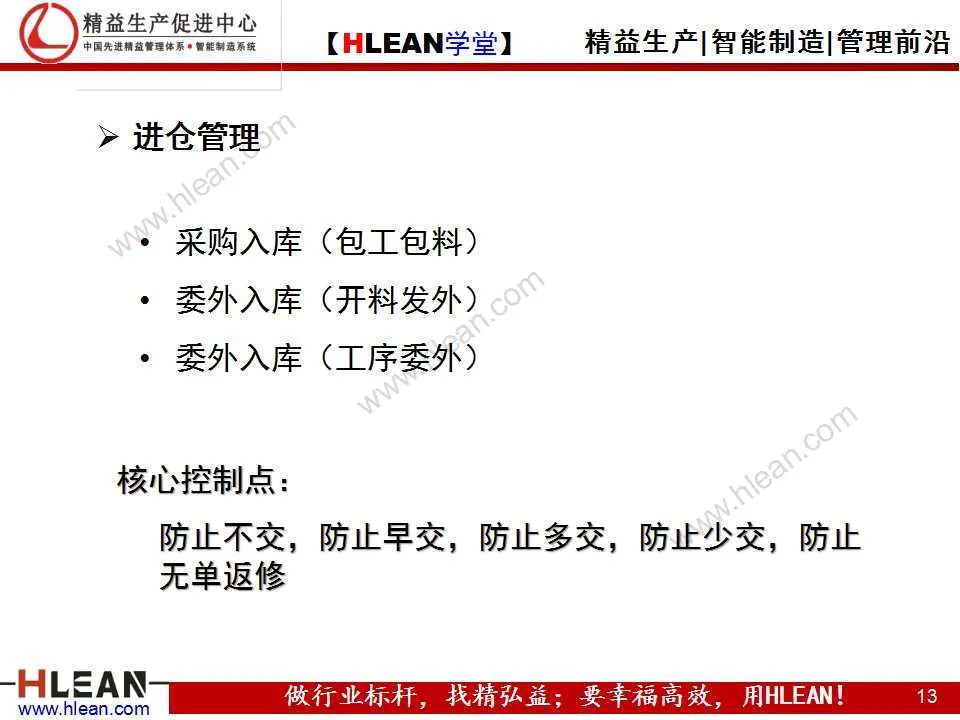 「精益学堂」仓库账务管理知识