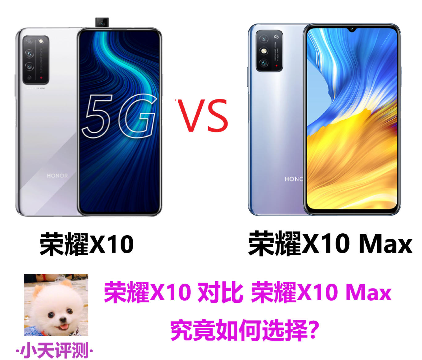荣耀X10和荣耀X10 Max究竟怎么选？不客观对比给你