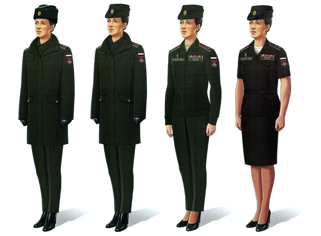 图解俄罗斯国防部高官制服，区分三种类型，只