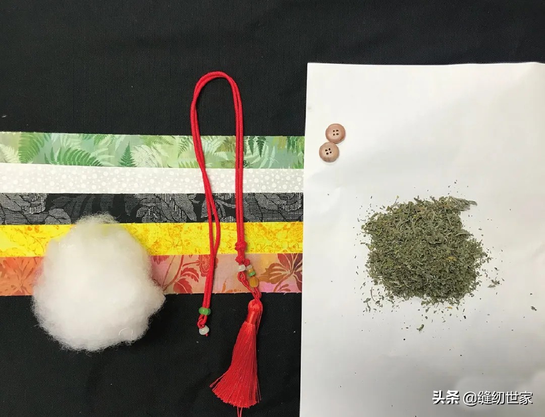 端午节教自制艾草香囊，驱虫避瘟，做法超简单！让您艾香随身-第2张图片-农百科