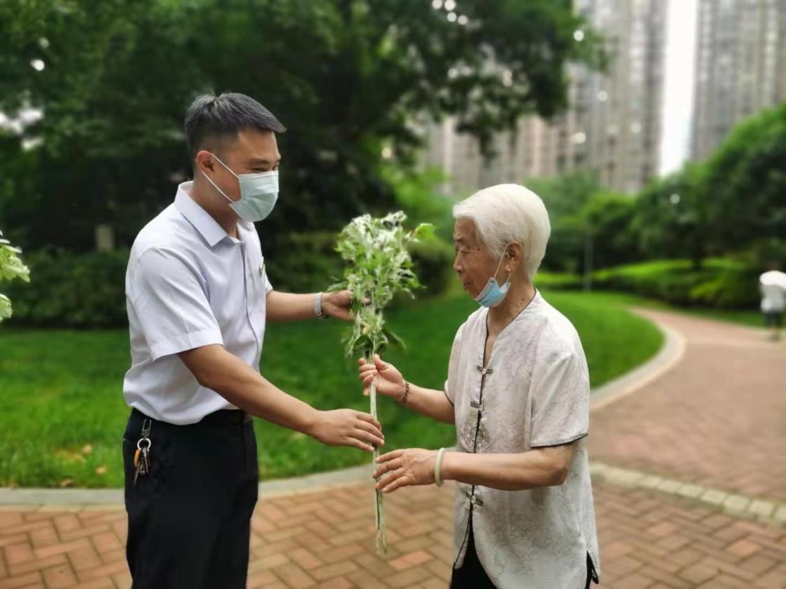 合肥：高速物业义送艾草 浓浓“艾”意端午情