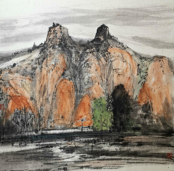 寄写乡愁——走进承德.闫景阳写生作品之一