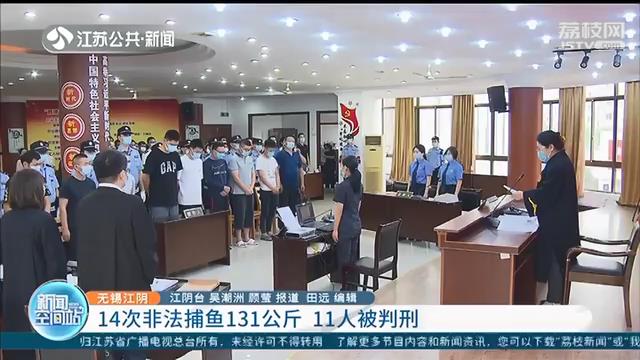 非法：这11人非法捕鱼被判刑！ 14次共获物131公斤，还使用禁用渔具