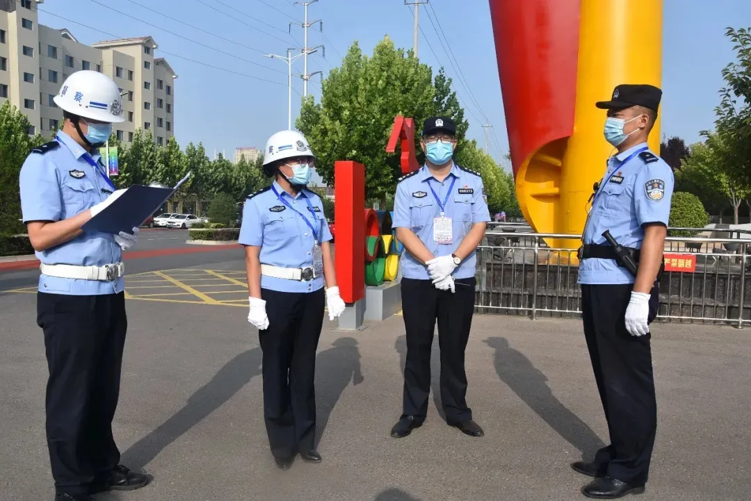 合陽公安全力以赴護航“十四運”