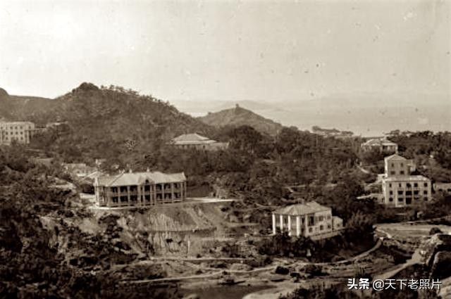 1920年代的汕头老照片 百年前的海神庙第一津街风貌