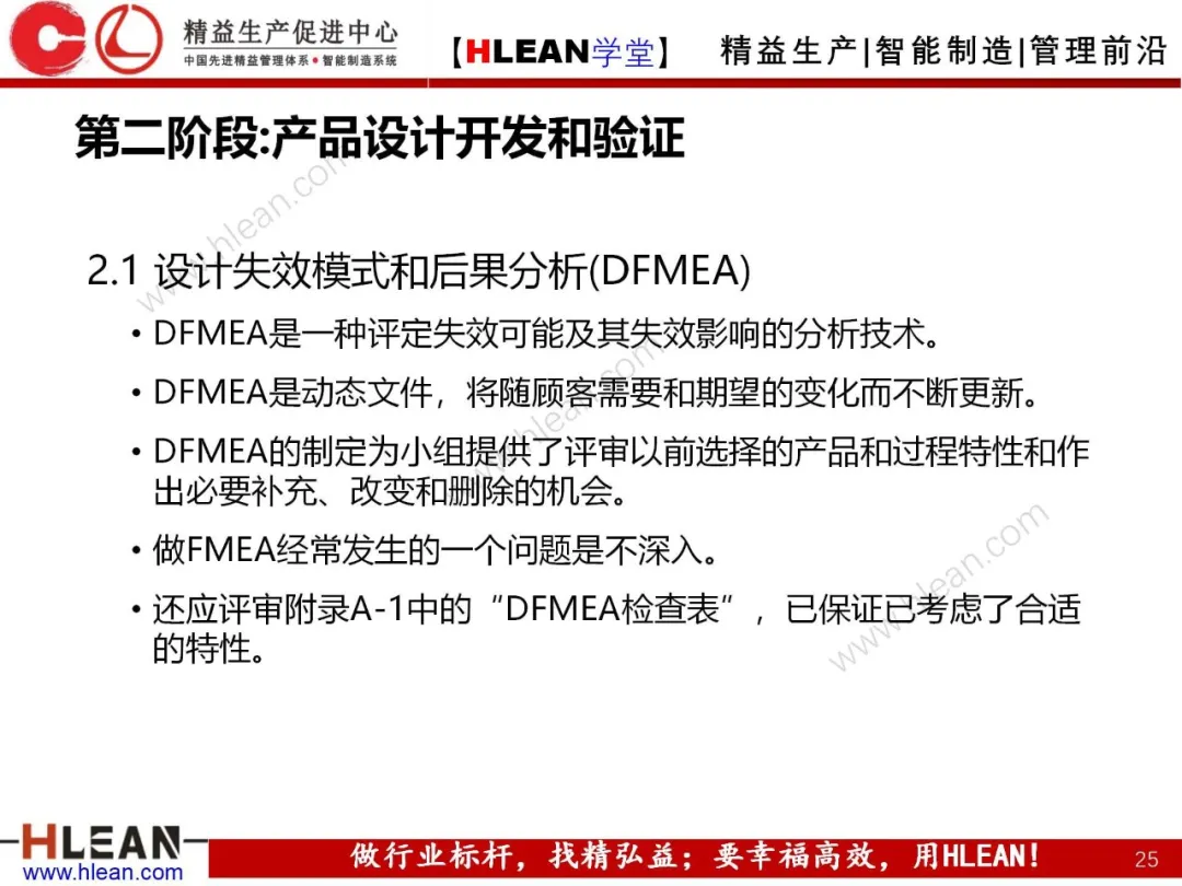 「精益学堂」产品质量先期策划培训（二）