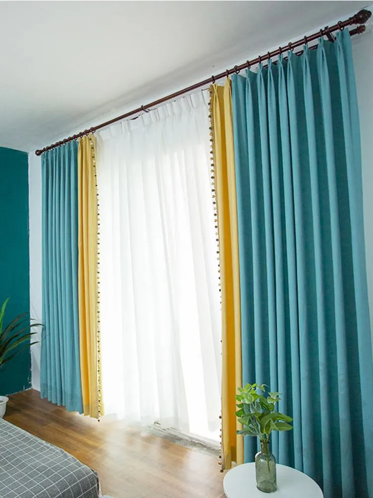 窗帘颜色如何搭配 12种撞色搭配撞出不一样的美