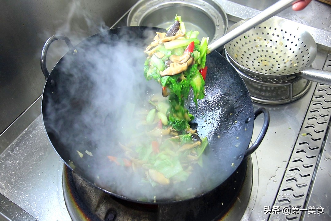 圖片[9]-香菇小白菜做法步驟圖 鮮香營養還下飯-起舞食譜網