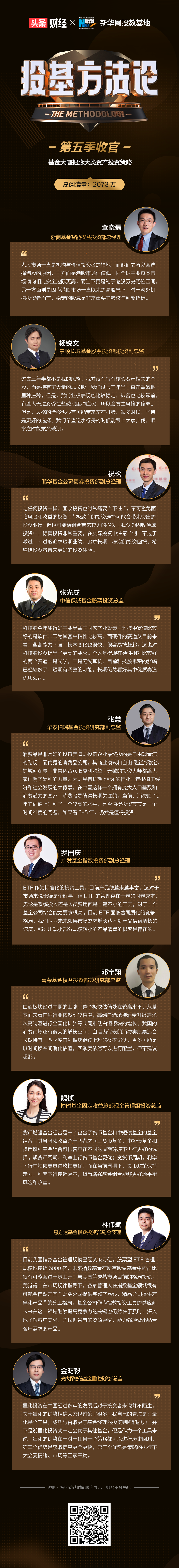 《投基方法论》第五季收官，基金大咖把脉大类