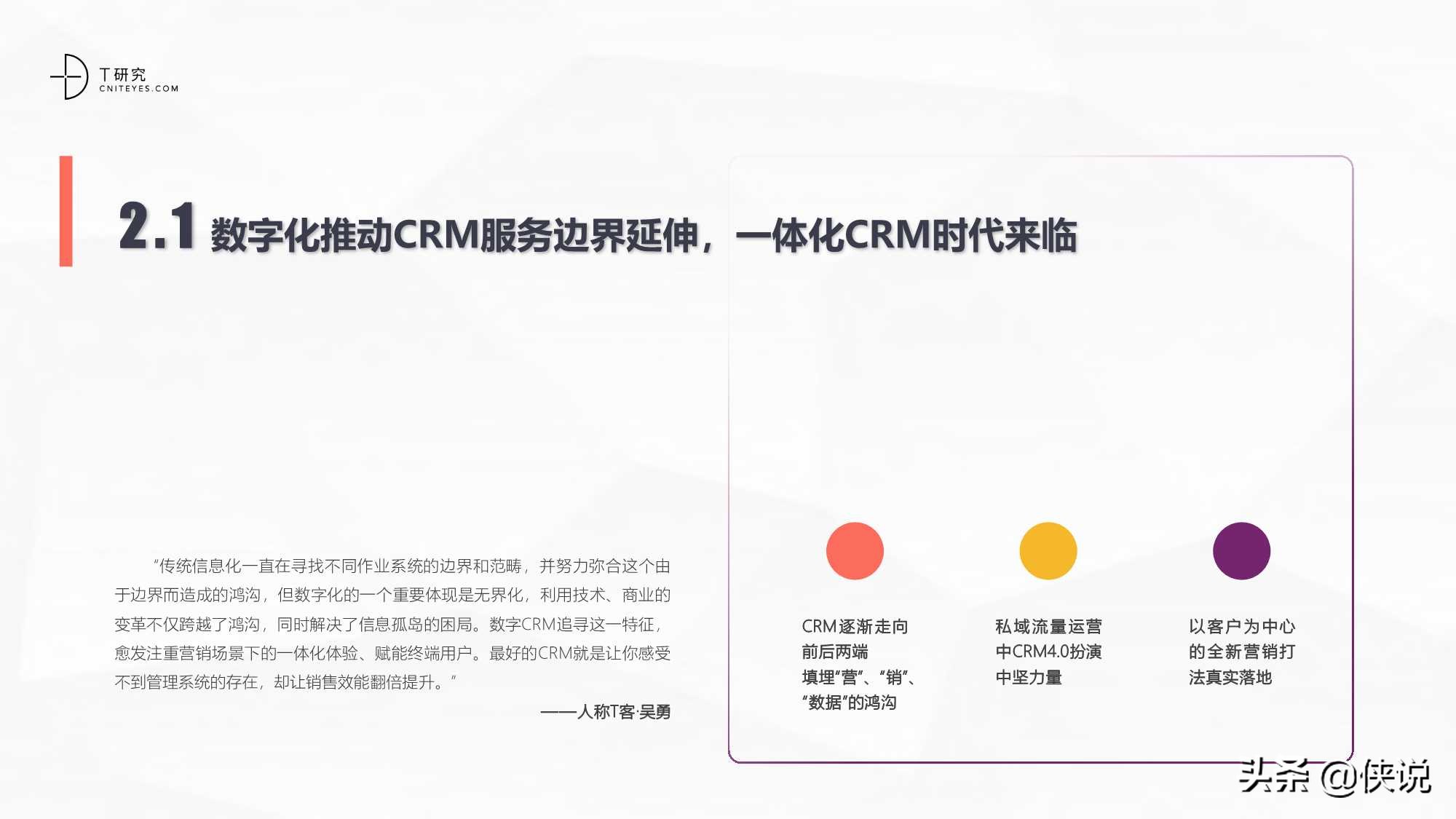 2021中国CRM数字化全景实践报告