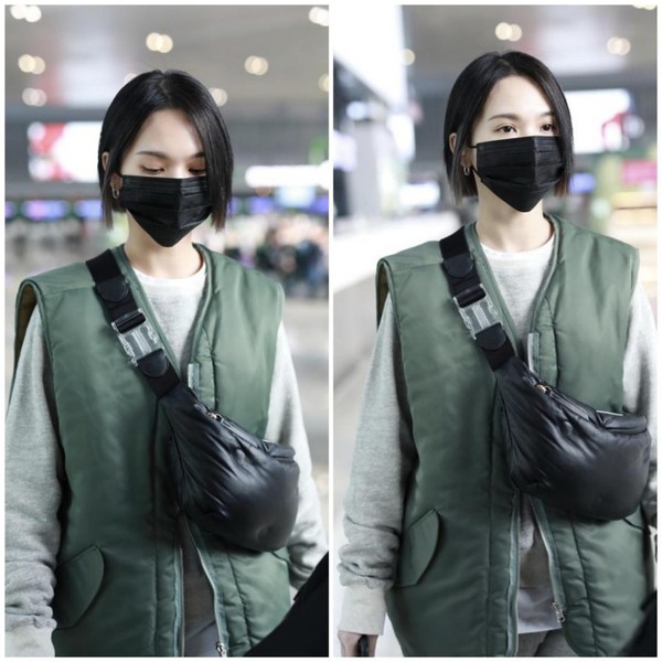 杨丞琳终于隔离结束，如愿见到李荣浩，身穿抹