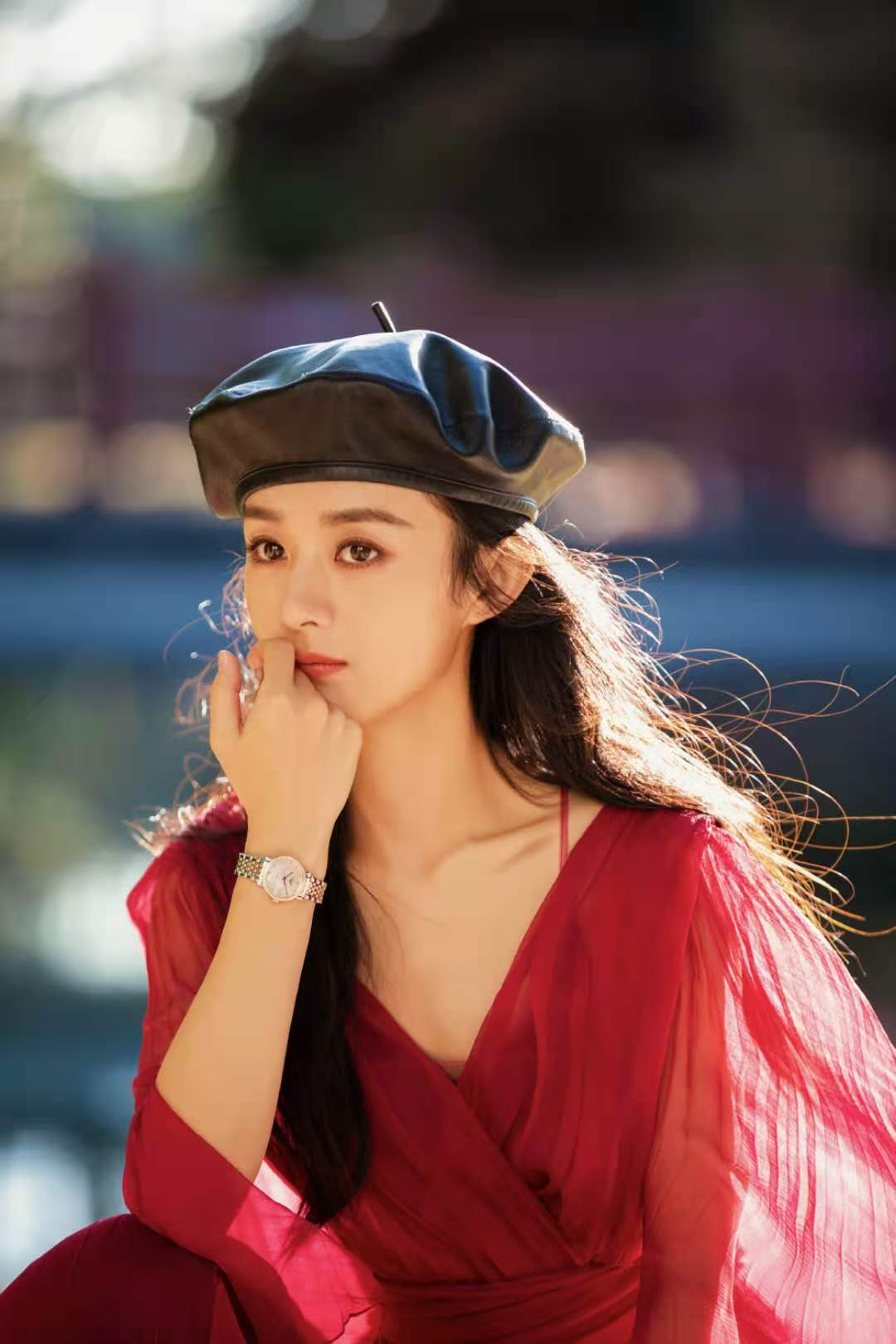 Zhao Liying is long-unseen bask in pat oneself! Wave sends blind fold to have temperament, new theatrical work leaves sow hook up 7 hot search want to explode