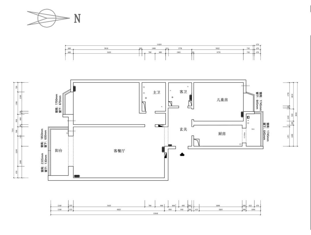 90㎡精抠每1mm，一厅四用+双厨双卫，最适合中国有娃家庭