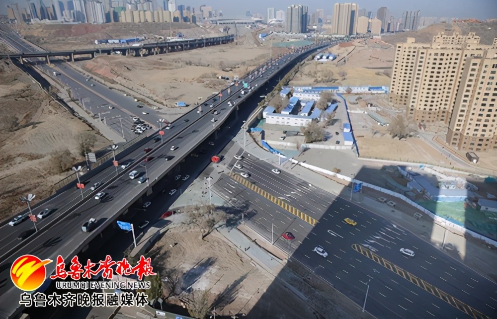 乌鲁木齐新医路西延（西外环到西城街）道路通车