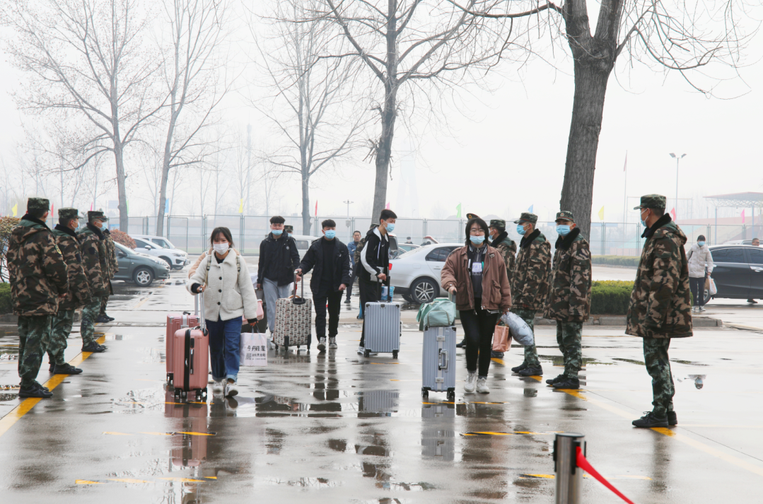 山东交通技师学院2021年春季学期首批学生顺利返校