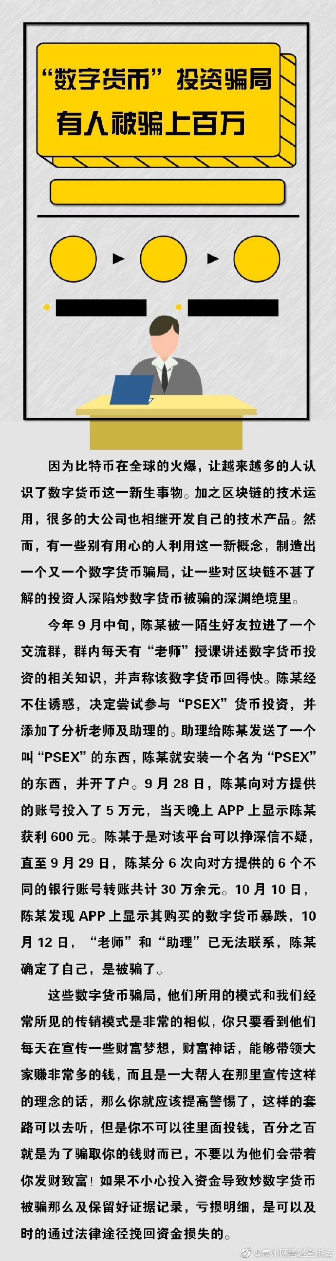 数字货币投资骗局，有人被骗上百万