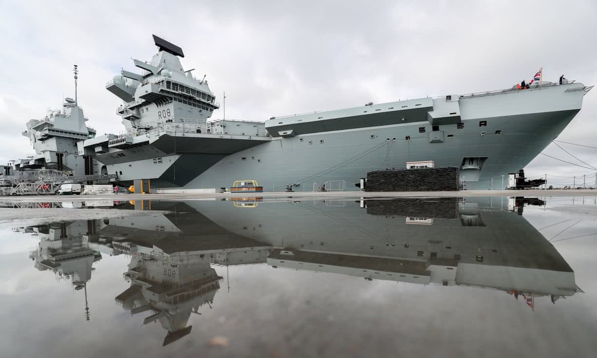 害怕挨打，英國未戰先慫？ 航母還沒到南海，英媒就擔心會被擊沉