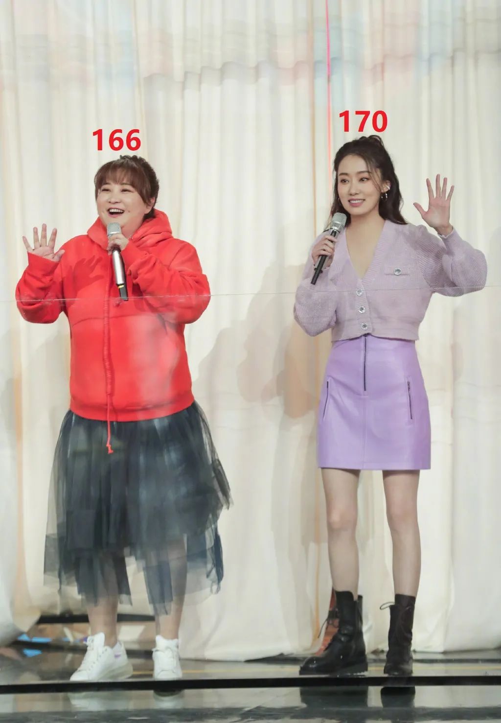 蓝盈莹的真实身高让张柏芝惊讶，其实不少女星