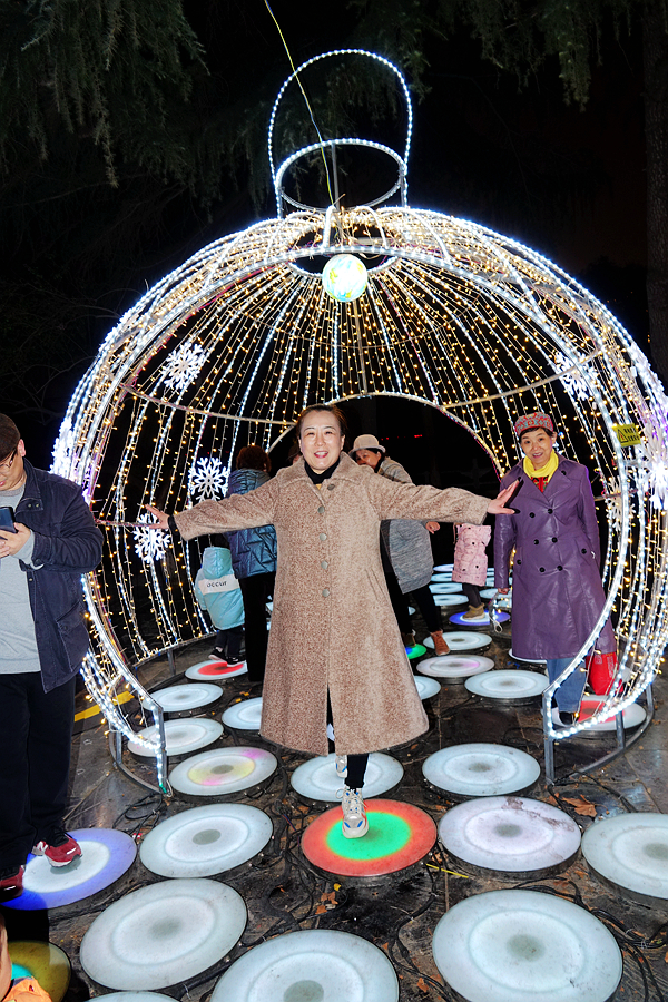 三八节的王城灯展