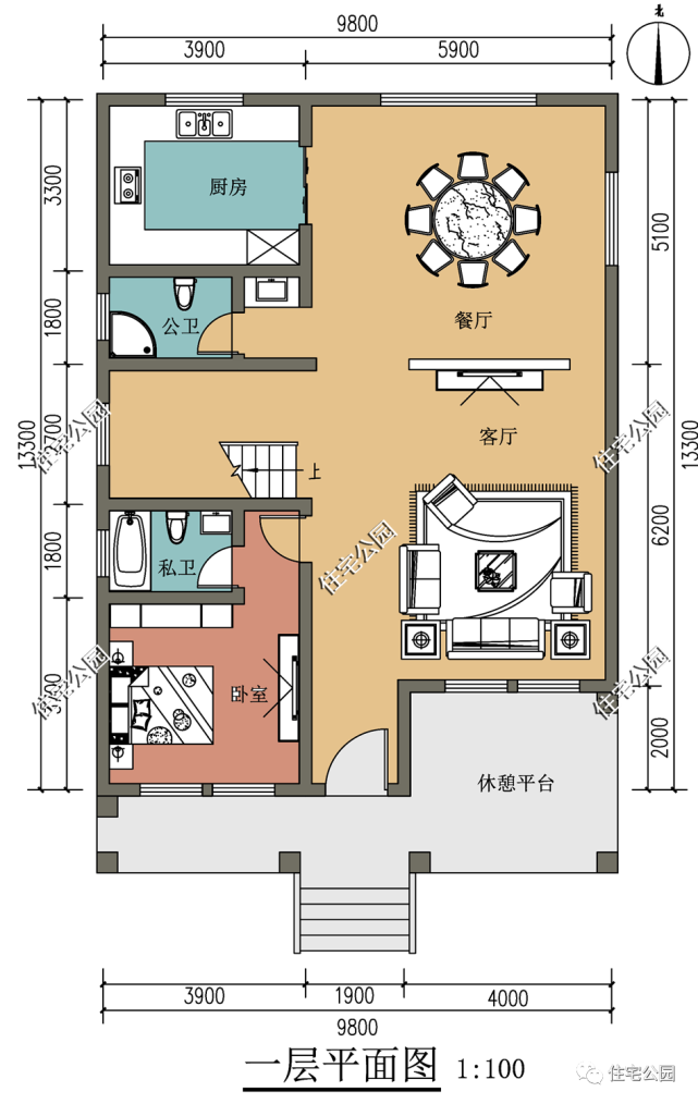 精选图库：20套农村美式风格户型图