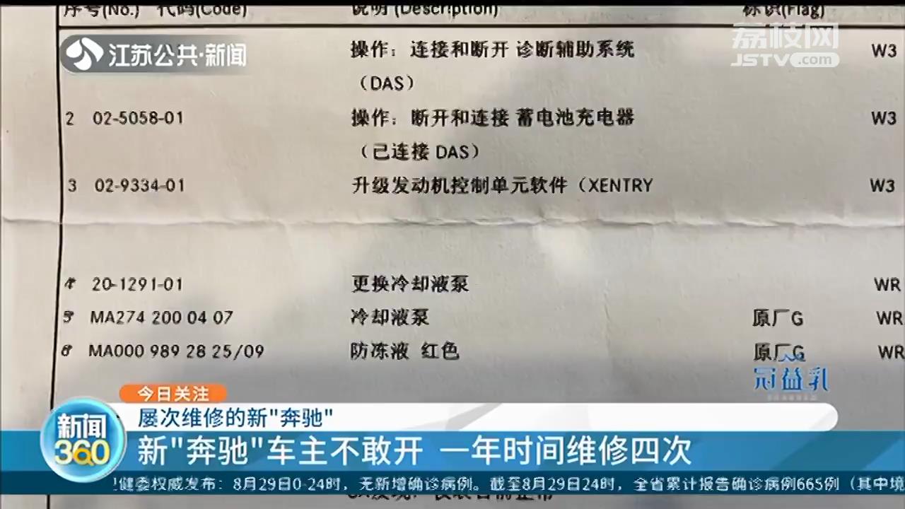 31万买的奔驰C系一年维修四次！4S店：最多出24.5万回购