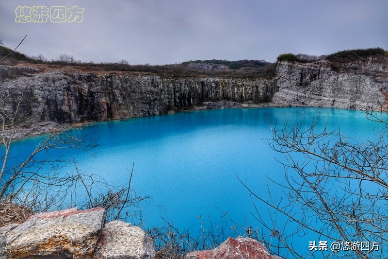 探访江苏宜兴网红湖，碧蓝湖水赛过九寨沟，竟
