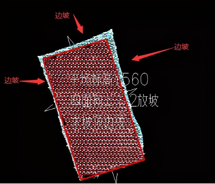 CASS怎樣快速算出邊坡坡頂（腳）線？
