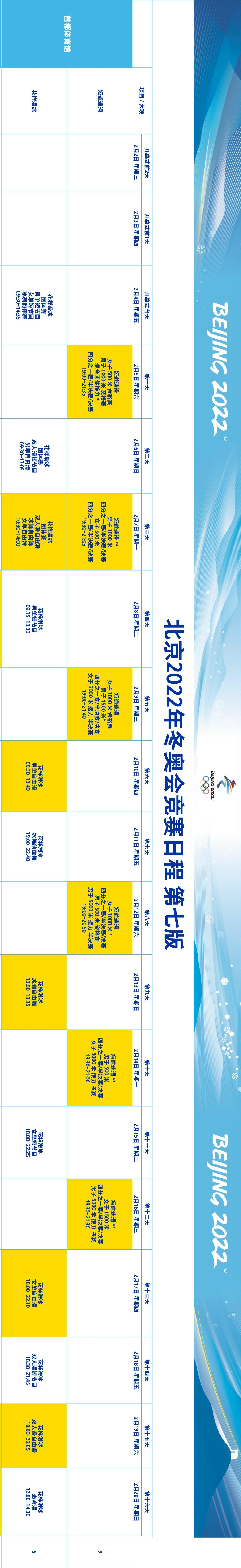 22北京冬奥赛程确定 花滑比赛定在这几天 体育 蛋蛋赞