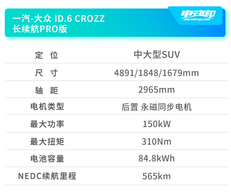 真·"特供车"，操控依然很"燃油"，一汽-大众ID.6 CROZZ抢鲜试驾