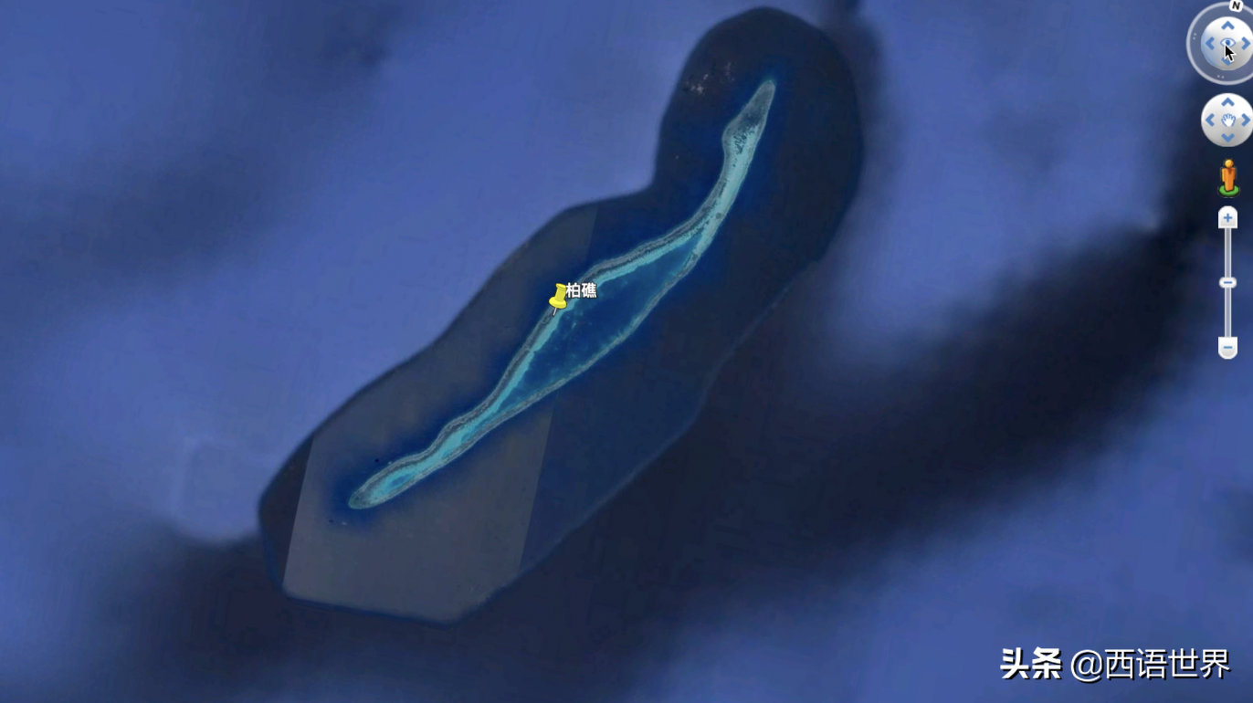中国南沙群岛第一大礁：柏礁，可建超大的海上