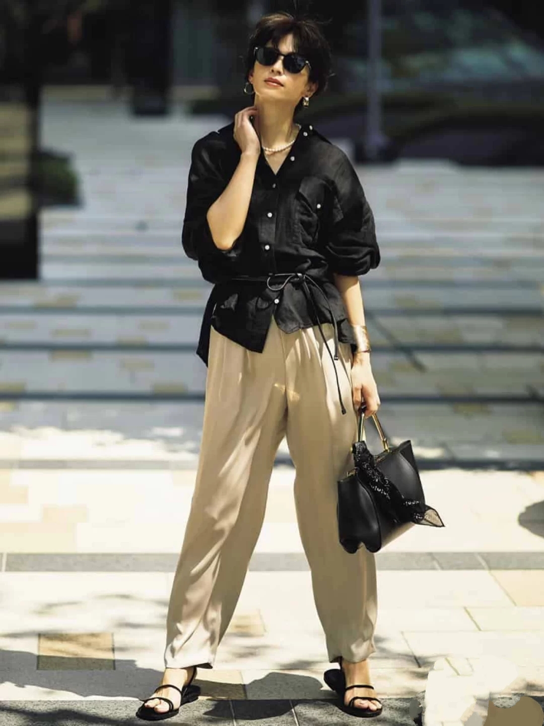 夏季衬衣太普通？看日系女性如何穿基础衬衣，时尚简约又优雅