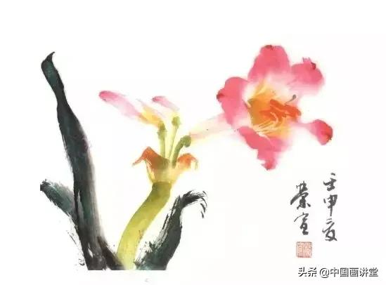干货 | 十二种写意花卉技法，简单易学