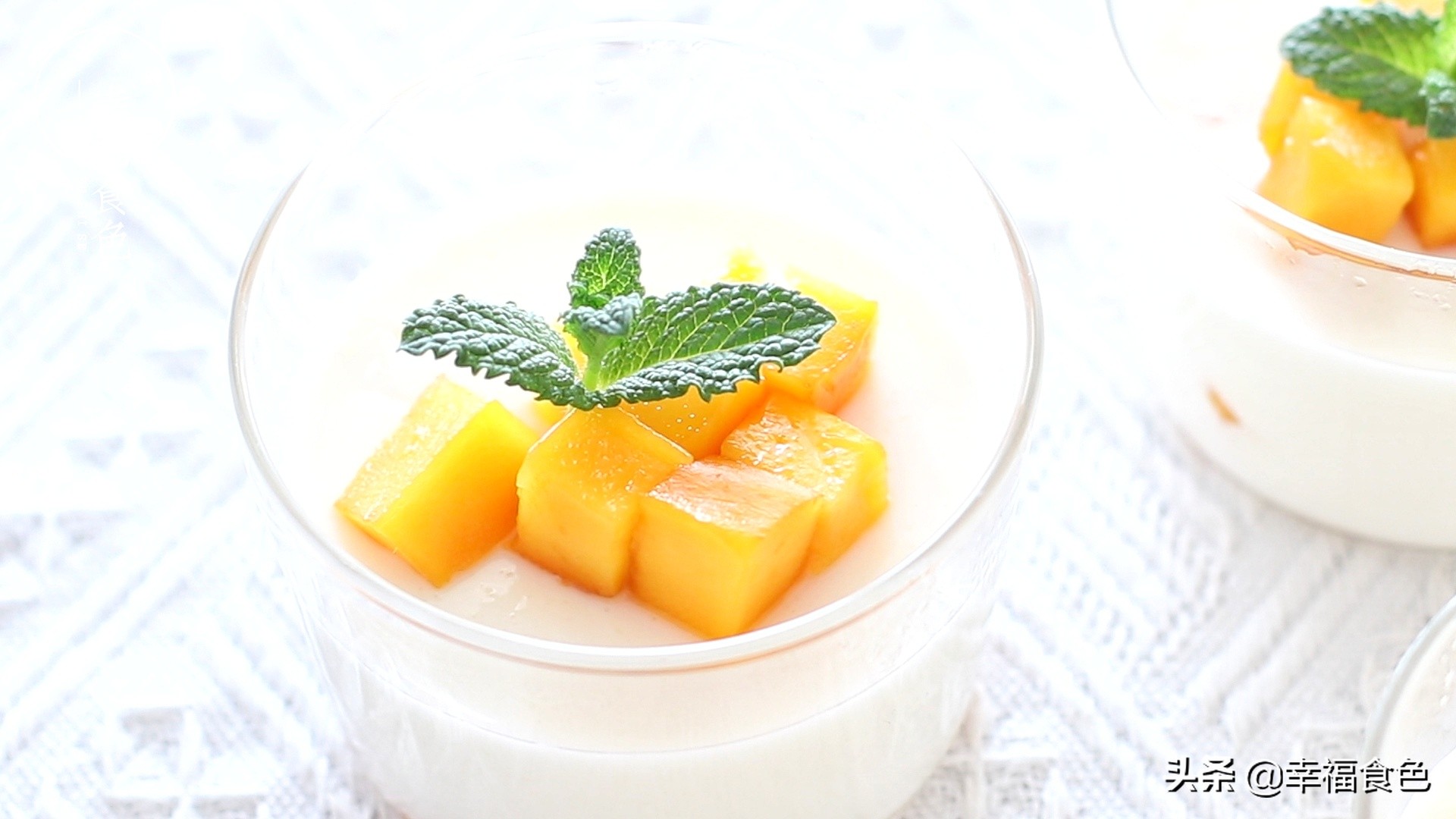 不蒸不烤就能做的芒果布丁，制作0难度，好看又好吃