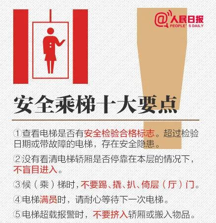 如果電梯驟降23層，我們該如何逃生？