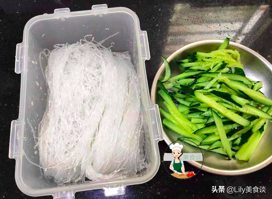 图片[5]-凉拌粉丝做法步骤图 开胃解腻收藏-起舞食谱网