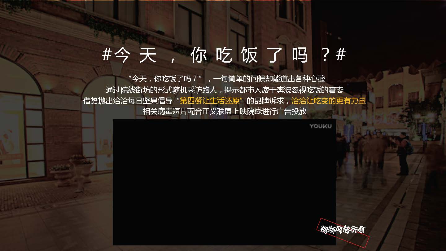 “洽洽”每日坚果整合营销方案-第四餐让生活还原 让吃变得更精致