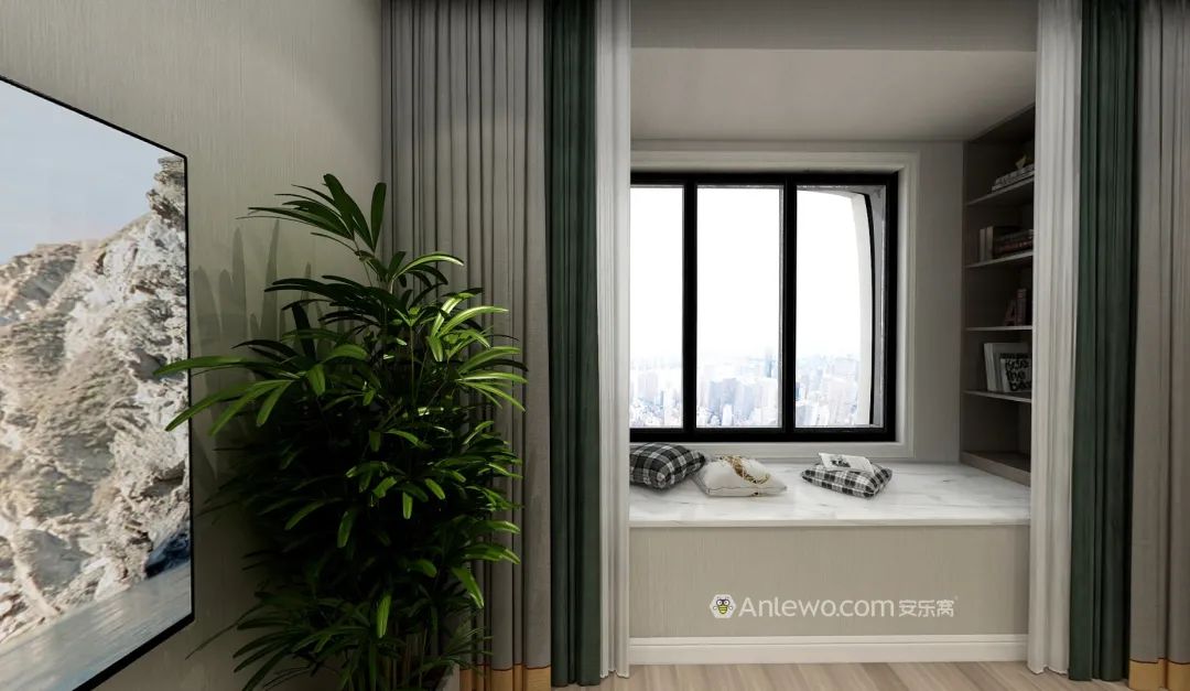 安乐窝119㎡现代简约风，精致四居室，高端有态度