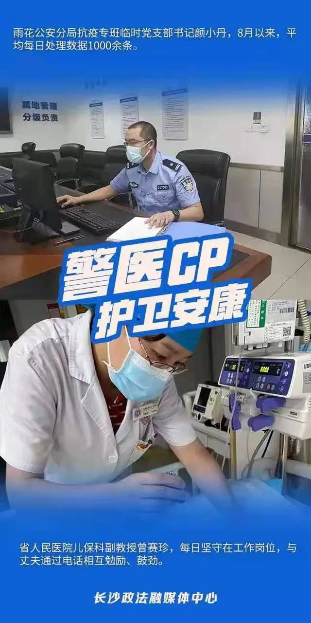 爱在“疫”线，看长沙这七对警医CP的战疫模样