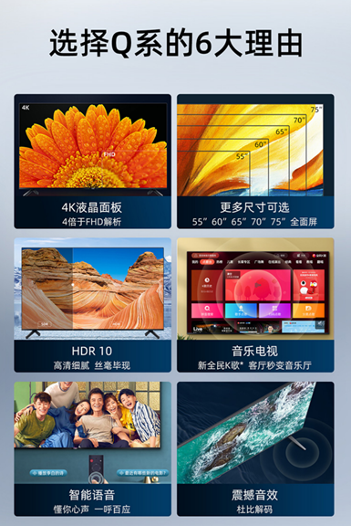 轻启影院级品质居家视听盛宴 夏普全新Q系电视京东正式发售