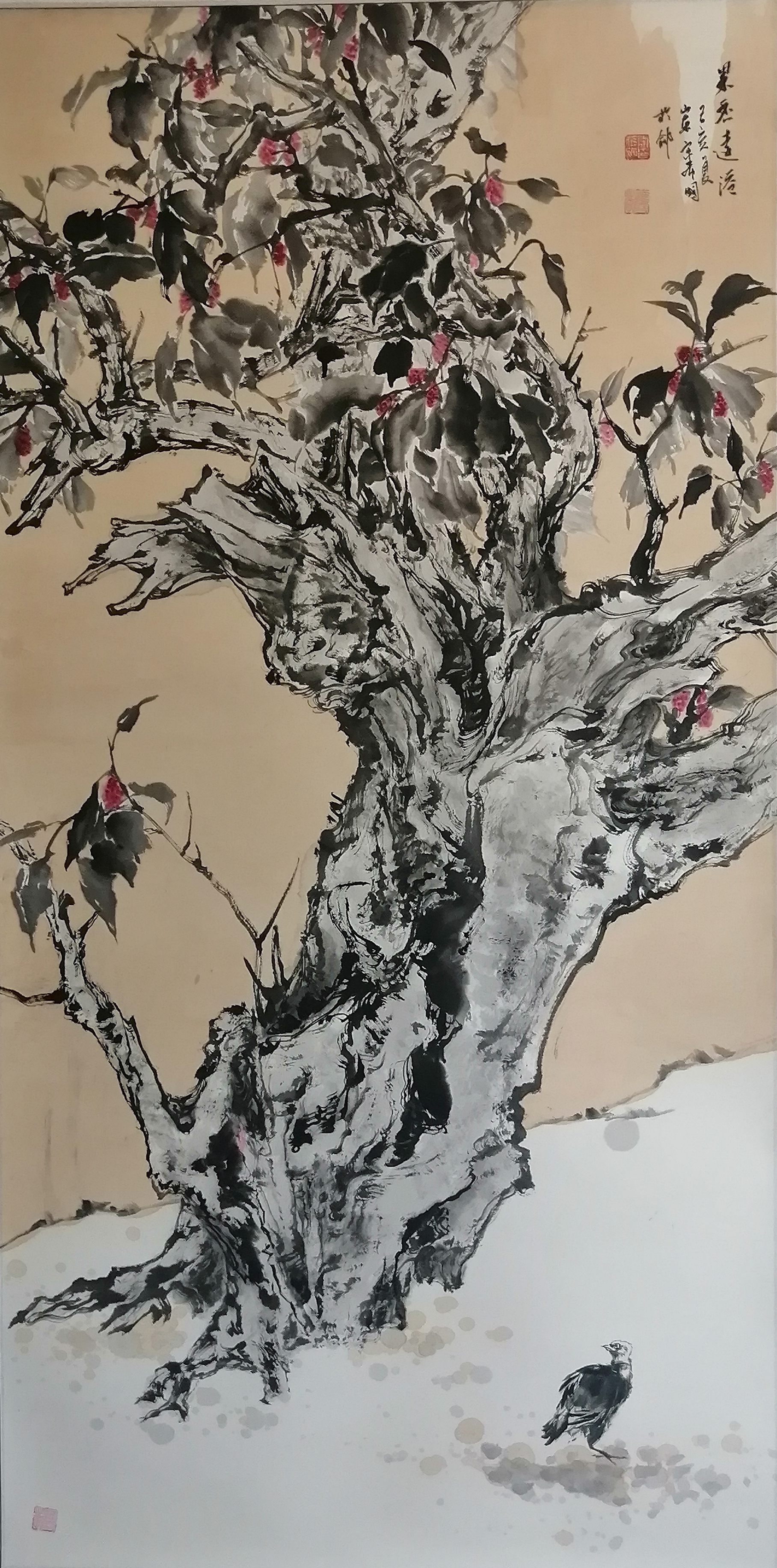 山水画|平分秋色，阳阳说画国庆中秋书画展——盛世赞歌