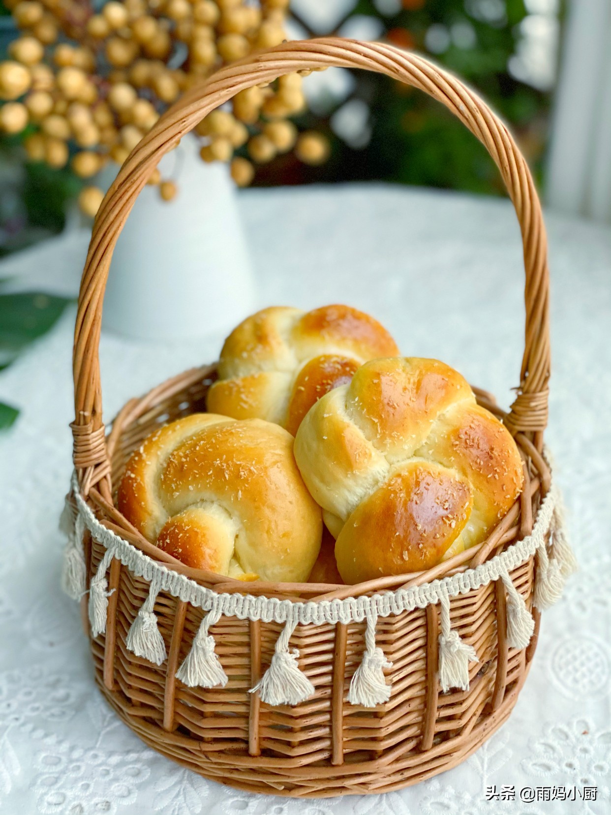 椰蓉小麵包按這個配方做，鬆軟拉絲又美味，零難度新手一次成功