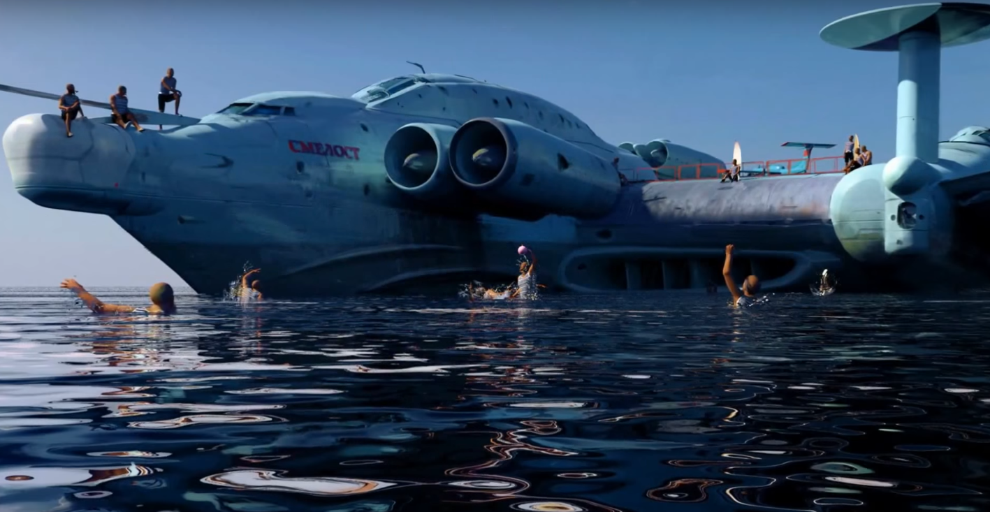 神秘的里海怪物，400公里外能打航母，航速有每小时800千米