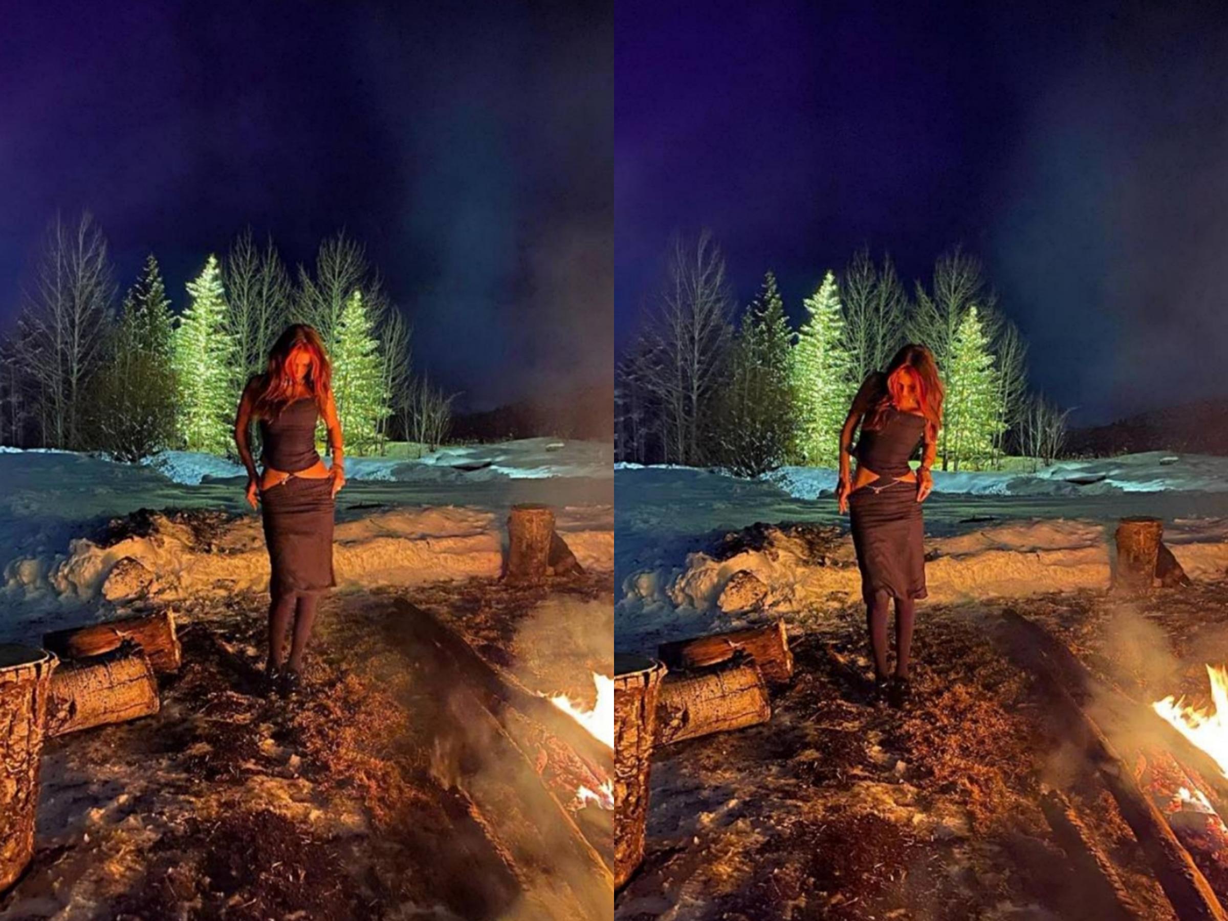 41岁秦岚人老心不老！机场演绎白月光，大冬天秀