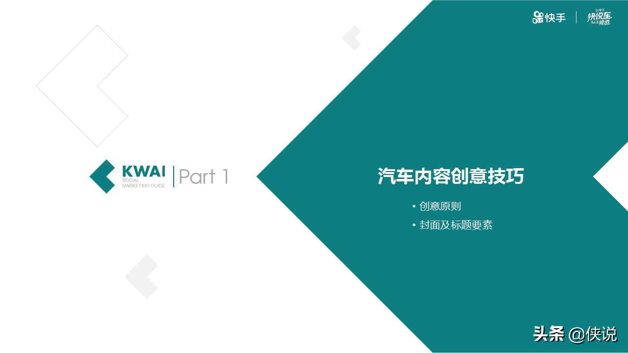 2020快手汽车运营手册内容运营攻略（PPT）