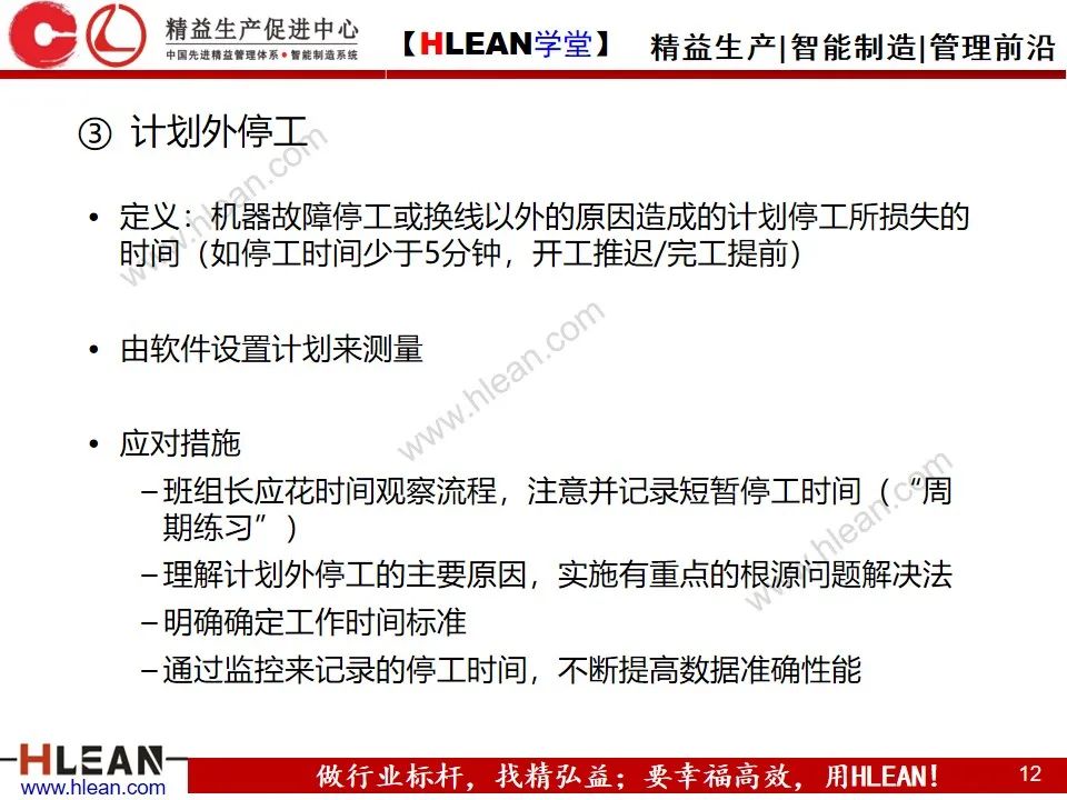 「精益學堂」OEE基礎知識