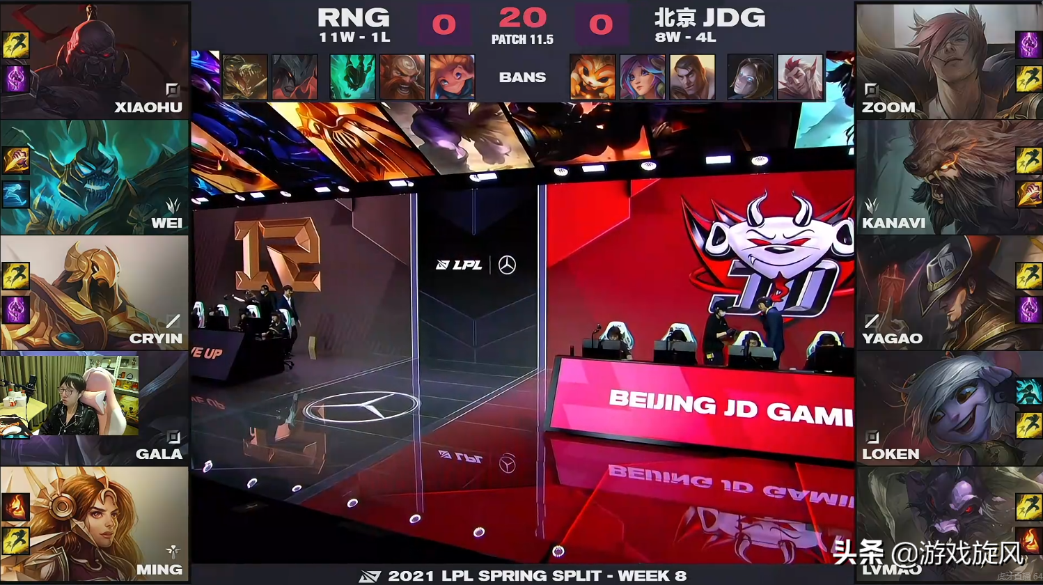 RNG of error of small Hu Laye suffers a defeat, yan Junze: If be me,world house is met direct gush