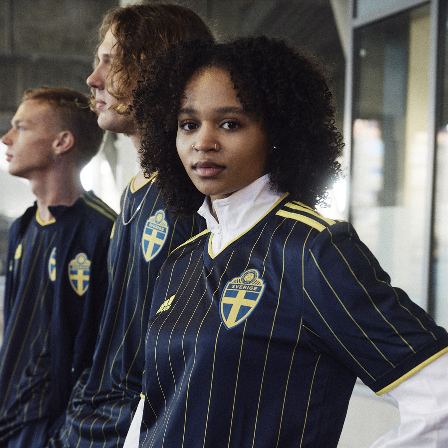 Adidasi releases Swedish nation group brand-new guest field polo shirt